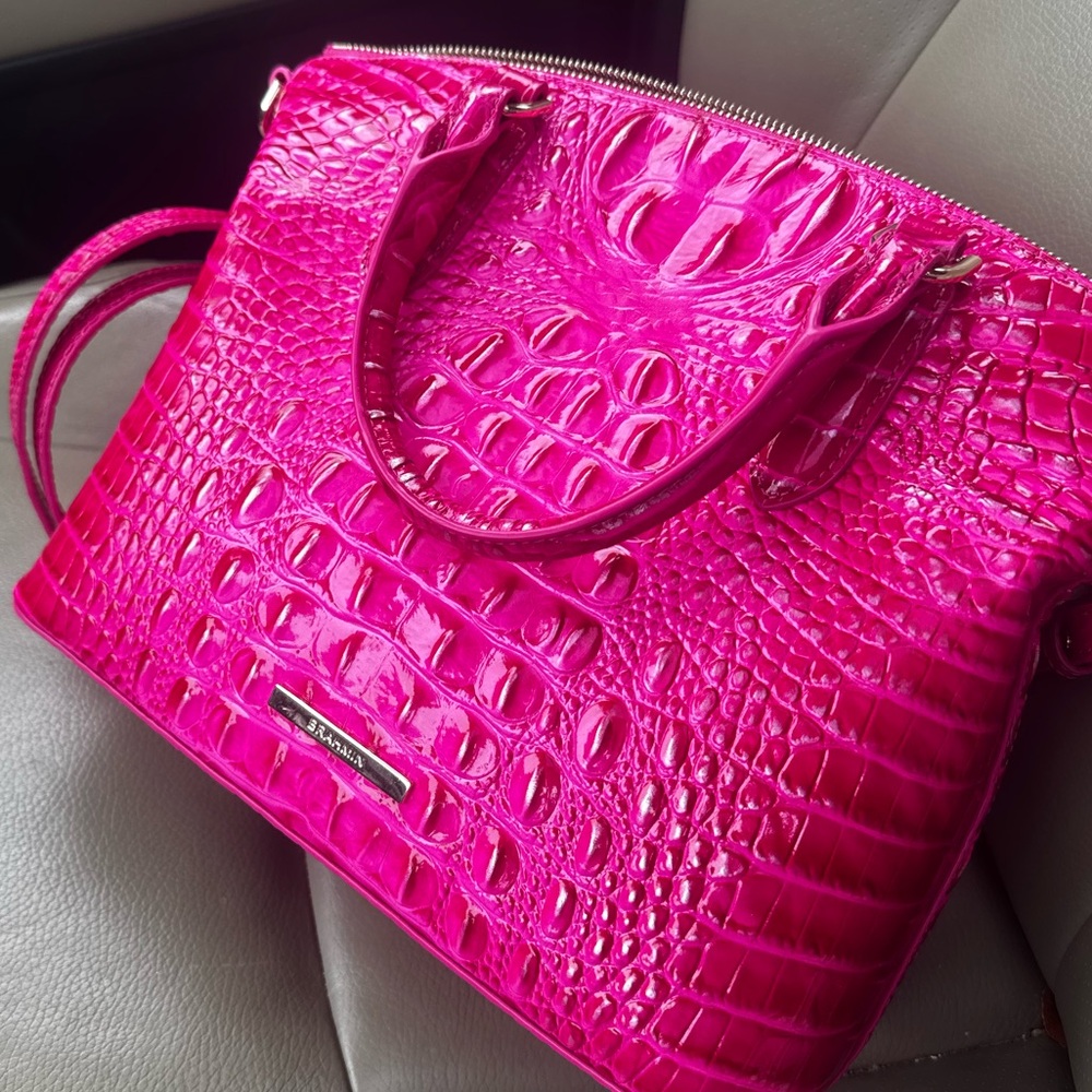 BRAHMIN Dragon Fruit Melbourne Satchel
